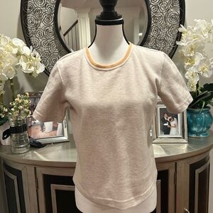 3 pieces Bloomingdale's Cream Short Sleeve , pant and long sleeve jacket.